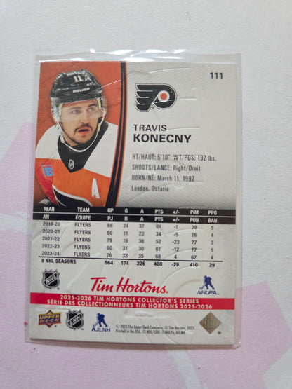 Travis Konecny Upper Deck Tim Hortons #111 [Philadelphia Flyers]