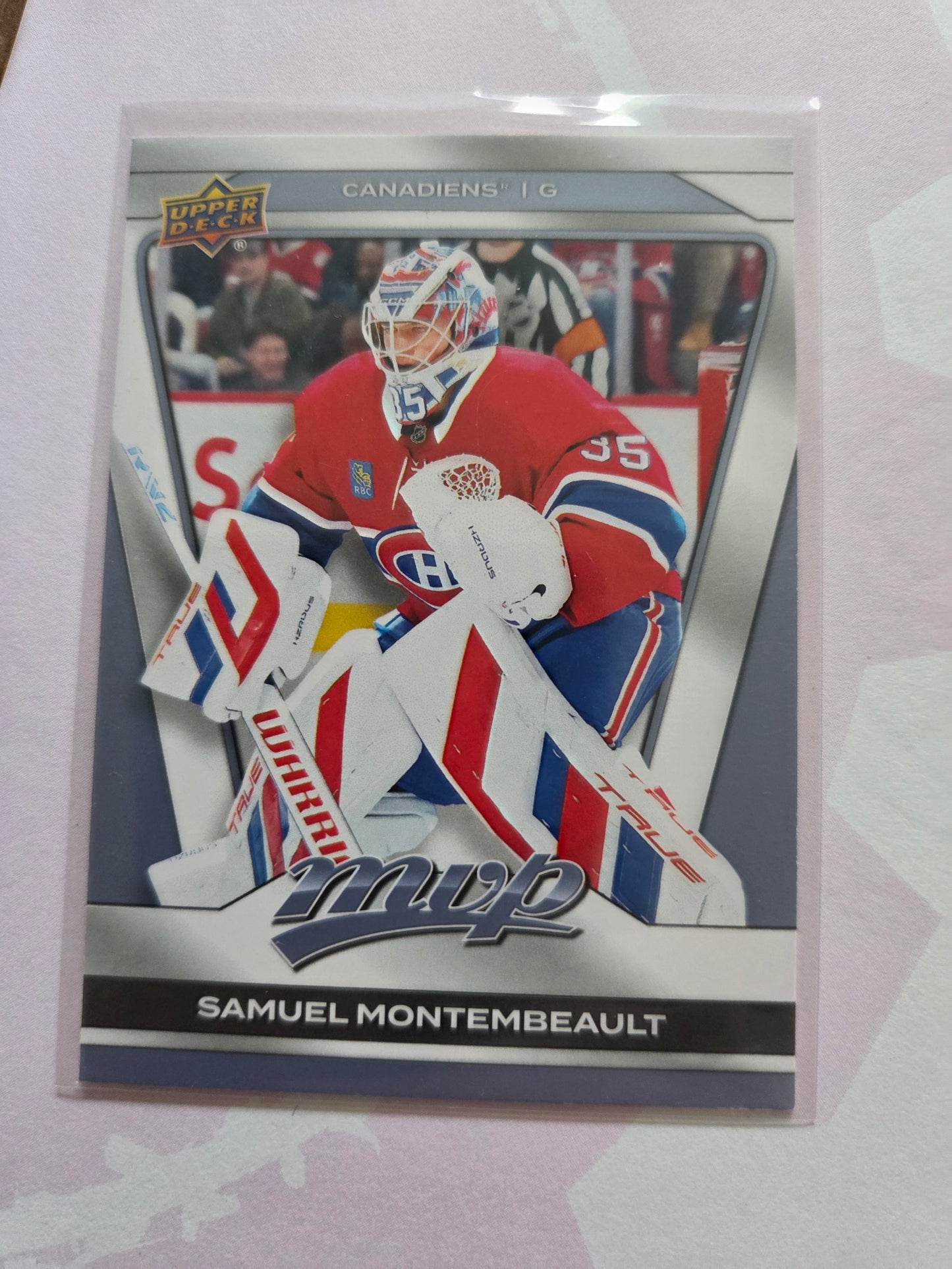 Samuel Montembeault Upper Deck MVP Hockey #69 [Montreal Canadians]