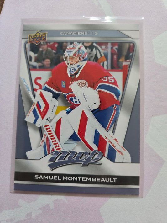 Samuel Montembeault Upper Deck MVP Hockey #69 [Montreal Canadians]