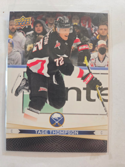 Dylan Cozens/Tage Thompson Tim Hortons Upper Deck #35 [Buffalo Sabres]