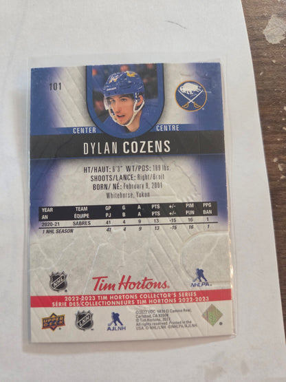 Dylan Cozens Tim Hortons Upper Deck #101 [Buffalo Sabres]