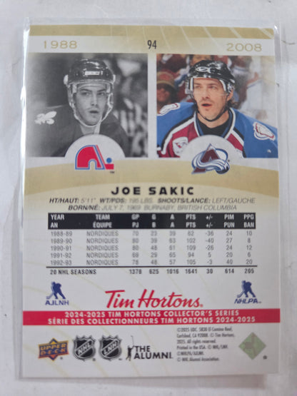 Joe Sakic Upper Deck Tim Hortons #94 [Colorado Avalanche]
