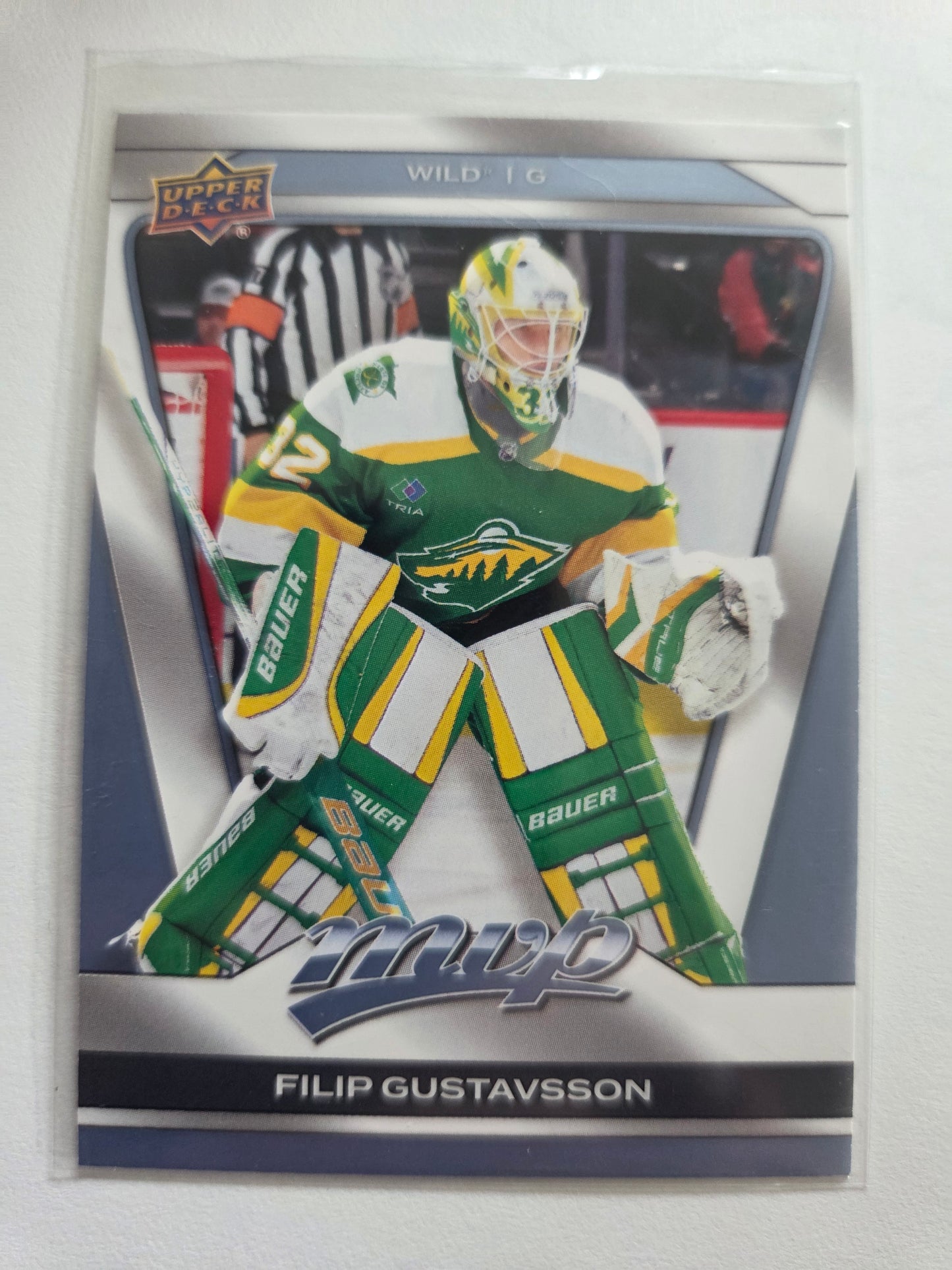 Filip Gustavsson Upper Deck MVP Hockey #182 [Minnesota Wild]