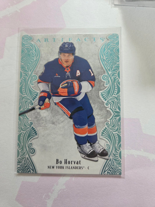 Bo Horvat Upper Deck Sky Blue Artifacts Hockey #76 [New York Islanders]
