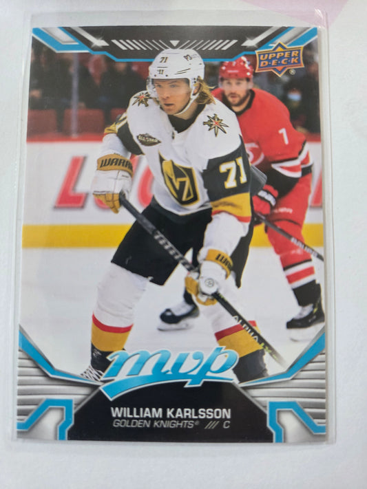 William Karlsson Upper Deck Blue MVP Hockey #54 [Las Vegas Golden Knights]