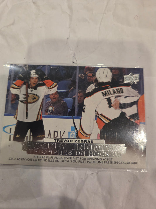Trevor Zegras Upper Deck Hockey Triumphs [Anaheim Ducks]