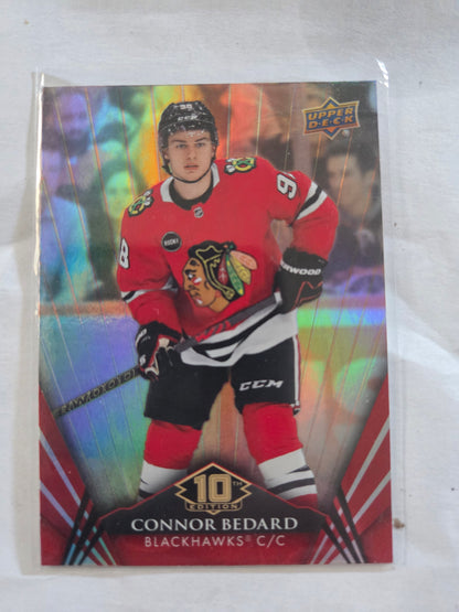 Connor Bedard Upper Deck 10th Edition #98 [Chicago Blackhawks]