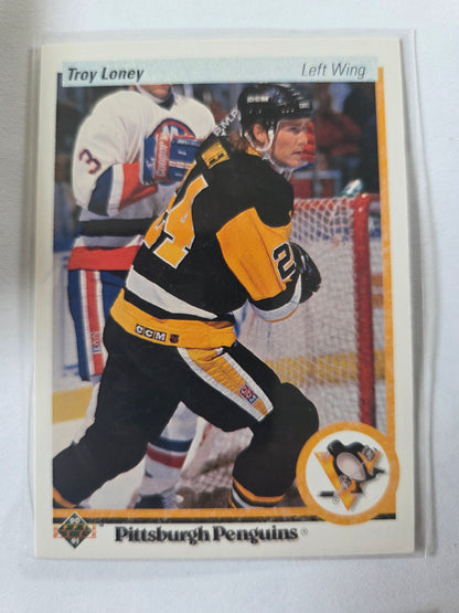 Troy Loney 90/91 Upper Deck #367 [Pittsburgh Penguins]