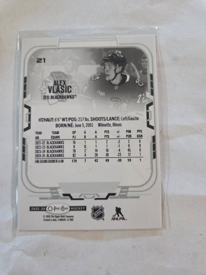 Alex Vlasic O-Pee-Chee Hockey #21 [Chicago Blackhawks]