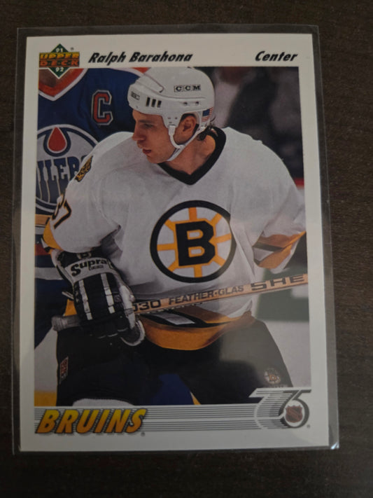 Ralph Barahono Upper Deck #496 [Boston Bruins]