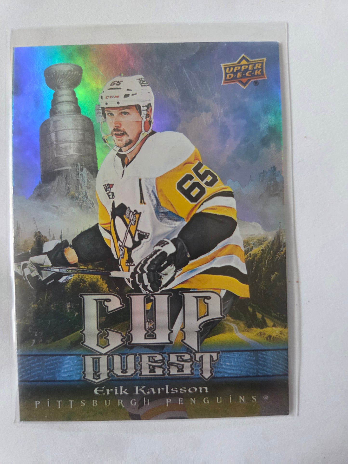 Erik Karlsson Upper Deck Cup Quest [Pittsburgh Penguins]