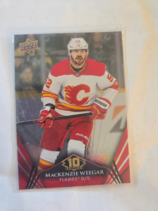 MacKenzie Weegar Upper Deck 10th Edition #114 [Calgary Flames]