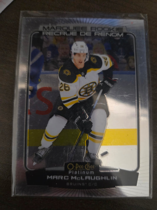 Marc McLaughlin O-Pee-Chee Platinum Marquee Rookie #232 [Boston Bruins]
