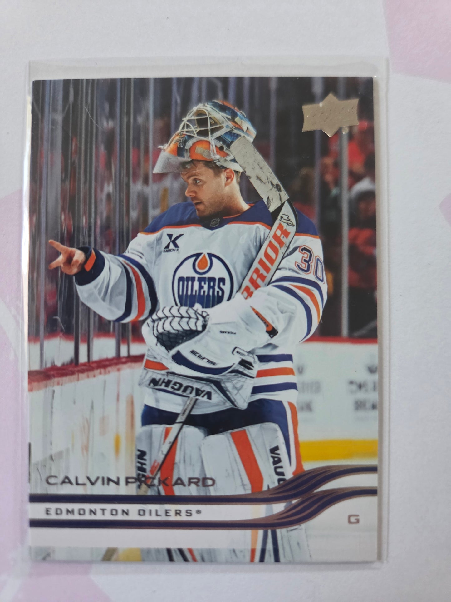 Calvin Pickard Upper Deck Series 2 #317 [Edmonton Oilers]