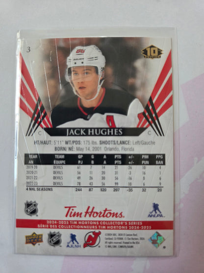 Jack Hughes Upper Deck 10th Edition #3 [New Jersey Devils]
