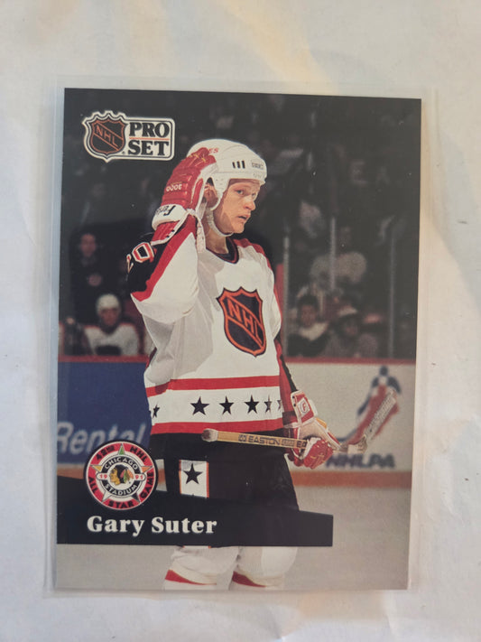 Gary Suter French NHL Pro Set #276 [Calgary Flames]