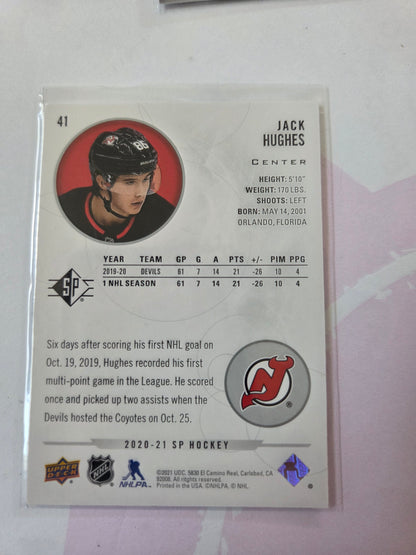 Jack Hughes SP Hockey #41 [New Jersey Devils]