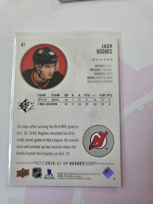 Jack Hughes SP Hockey #41 [New Jersey Devils]