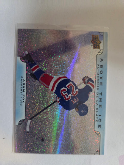 Adam Fox Upper Deck Above the Ice [New York Rangers]