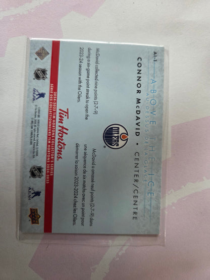 Connor McDavid Upper Deck Above the Ice [Edmonton Oilers]
