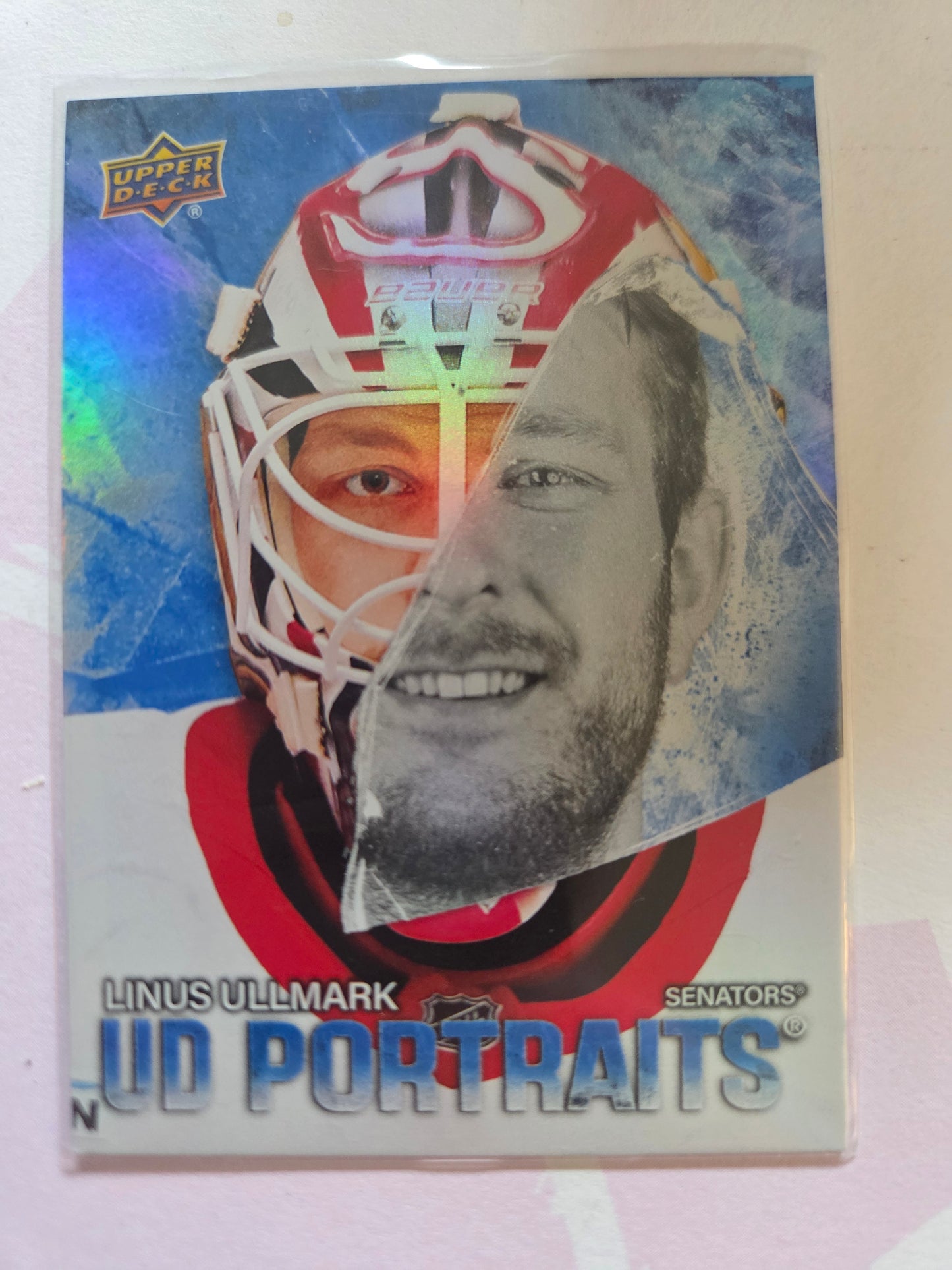 Linus Ullmark Upper Deck Series 1 Hockey UD Portraits [Ottawa Senators]