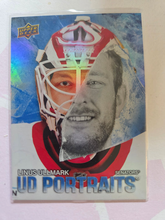 Linus Ullmark Upper Deck Series 1 Hockey UD Portraits [Ottawa Senators]