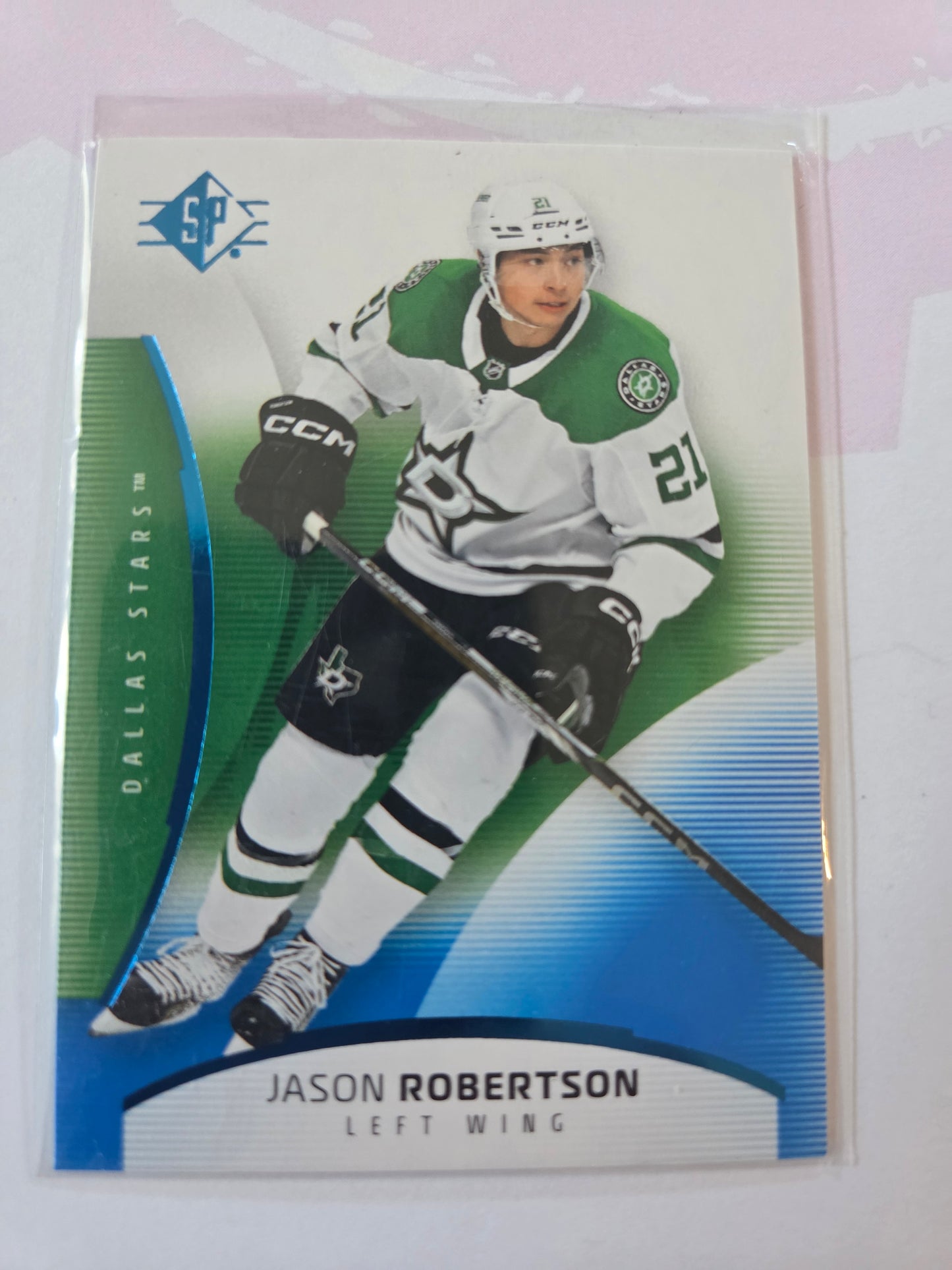 Jason Robertson Blue SP Hockey #63 [Dallas Stars]