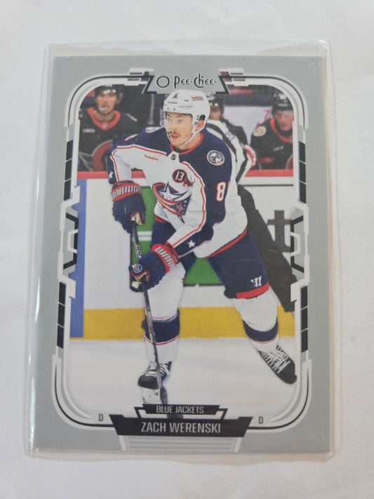 Zach Werenski O-Pee-Chee Hockey #337 [Columbus Blue Jackets]