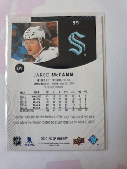 Jared McCann SP Hockey #99 [Seattle Kraken]