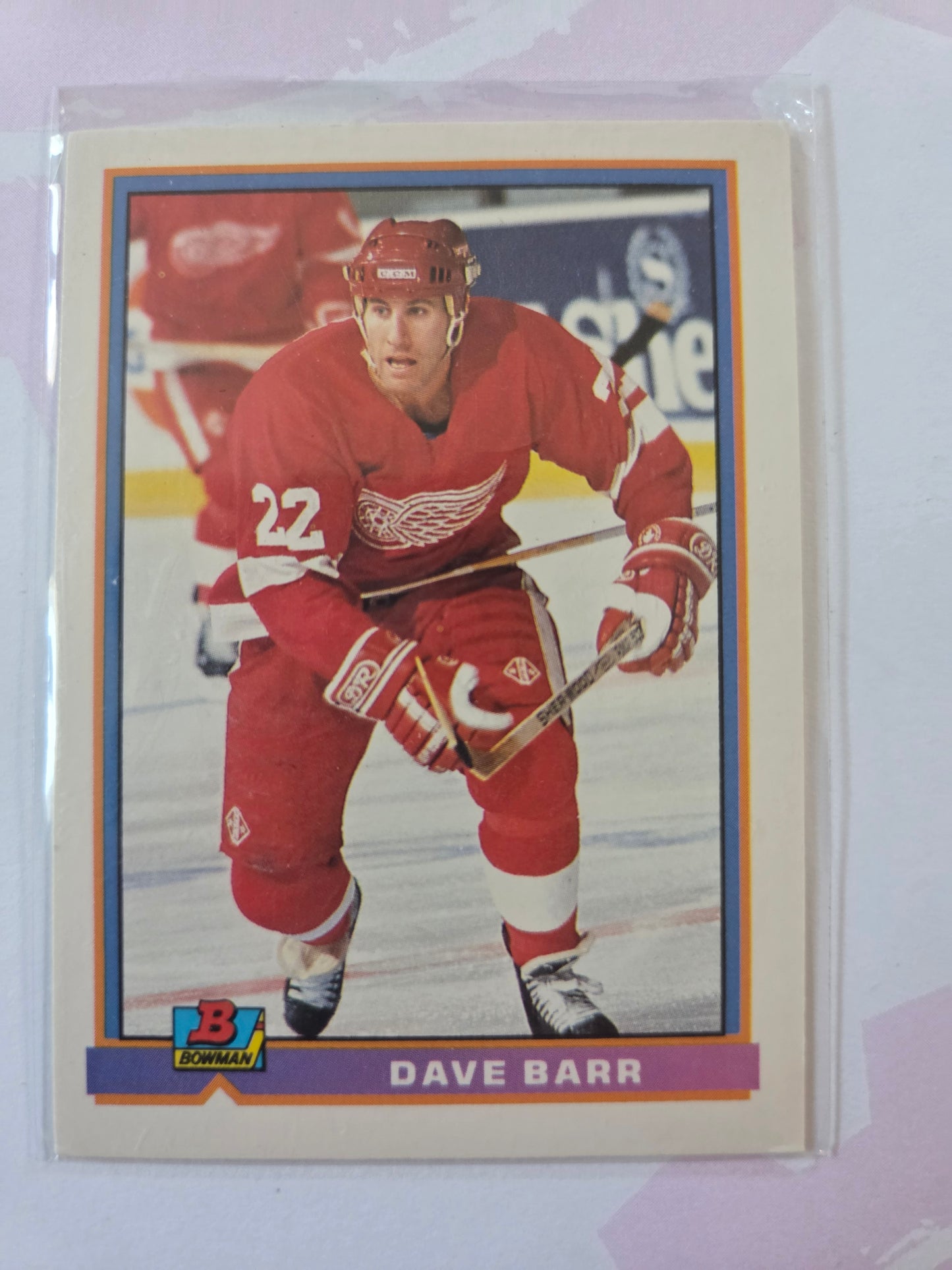 Dave Barr Bowman #49 [Detroit Red Wings]