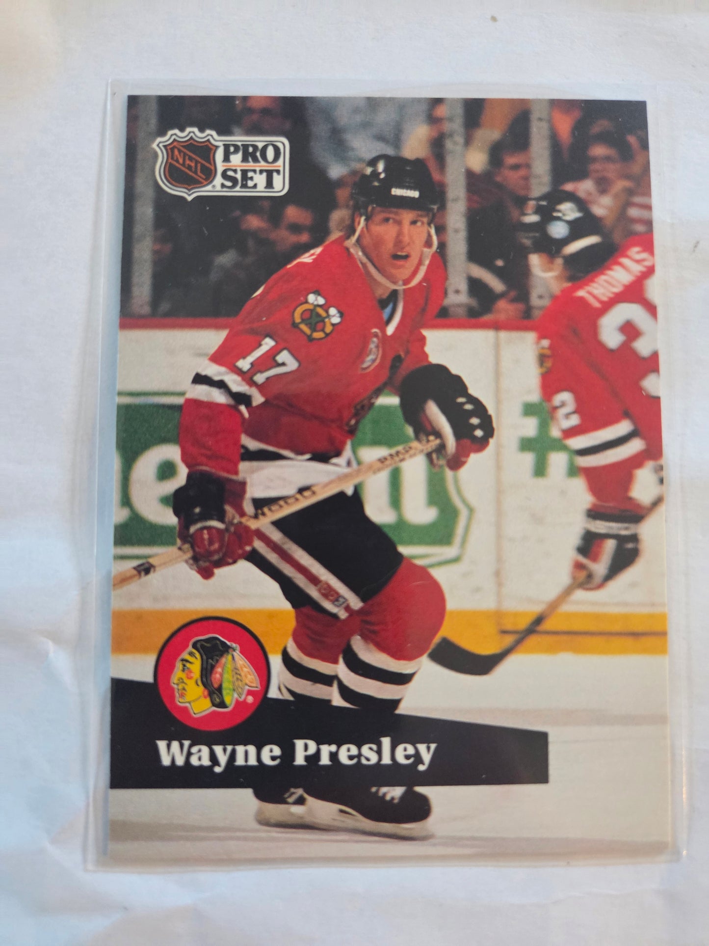 Wayne Presley French NHL Pro Set #44 [Chicago Blackhawks]