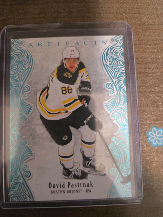 David Pastrnak Sky Blue Artifacts Hockey #78 [Boston Bruins]