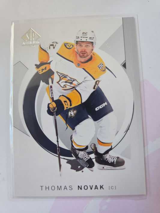 Thomas Novak SP Authentic Hockey #51 [Nashville Predators]