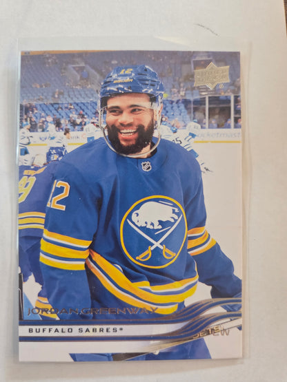 Jordan Greenway Upper Deck Series 2 #269 [Buffalo Sabres]