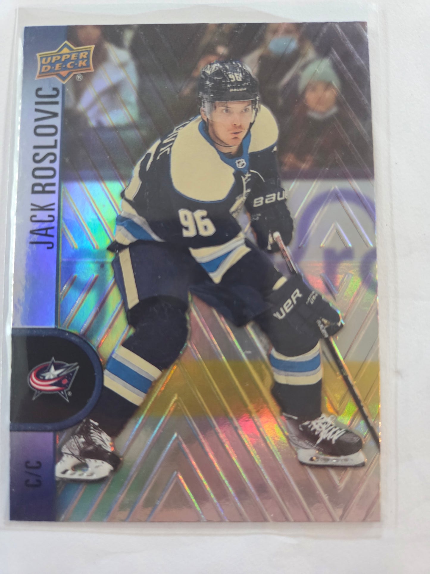Jack Roslovic Upper Deck Tim Hortons #92 [Columbus Blue Jackets]