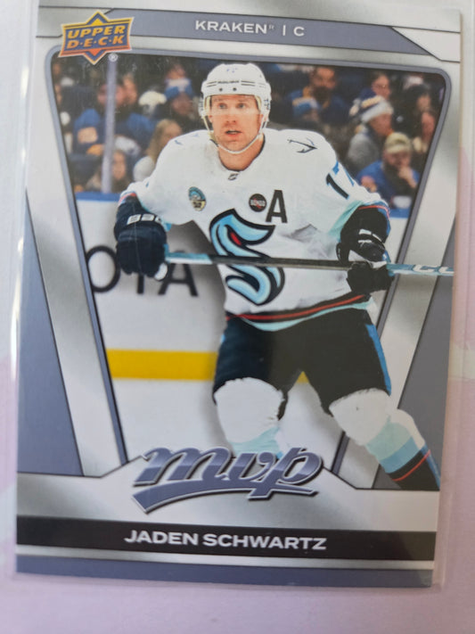 Jaden Schwartz Upper Deck MVP Hockey #97 [Seattle Kraken]