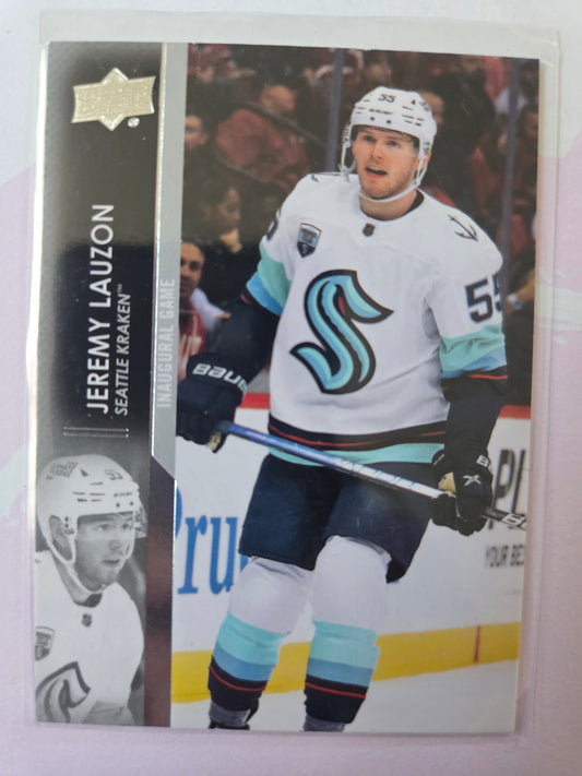 Jeremy Lauzon Upper Deck Extended Series #687 [Seattle Kraken]