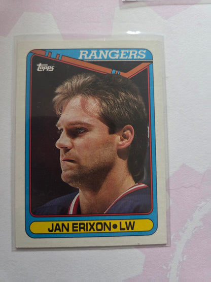 Jan Erixon NHL Topps #187 [New York Rangers]