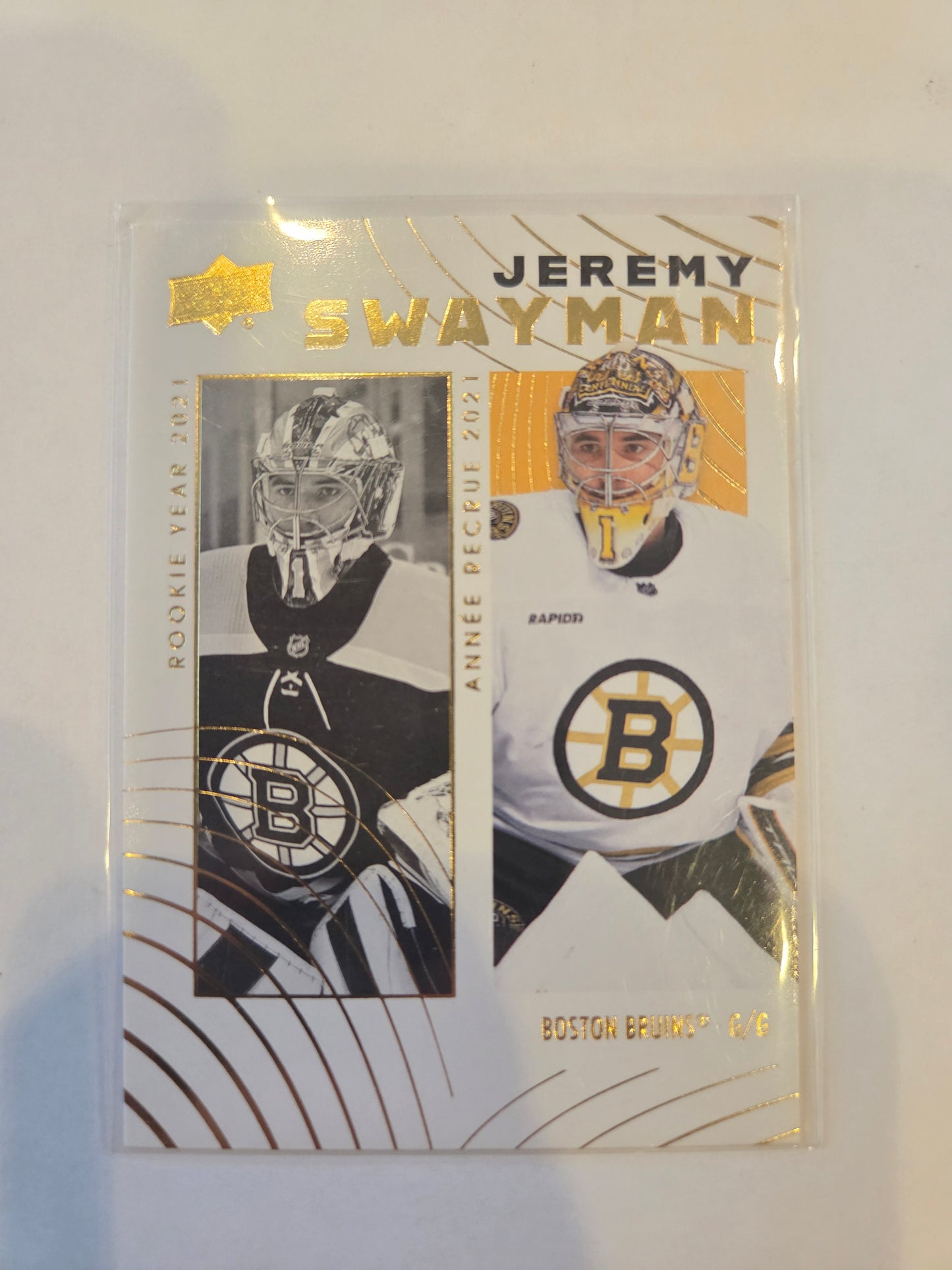 Jeremy Swayman Tim Hortons Upper Deck #46 [Boston Bruins]