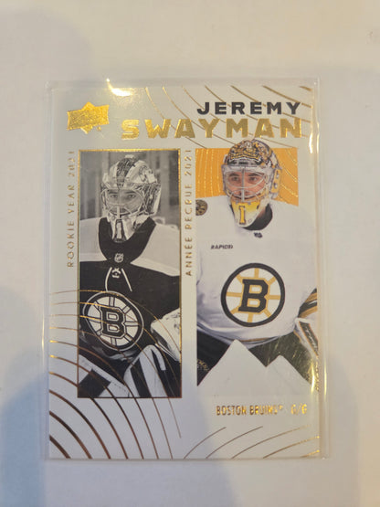 Jeremy Swayman Tim Hortons Upper Deck #46 [Boston Bruins]