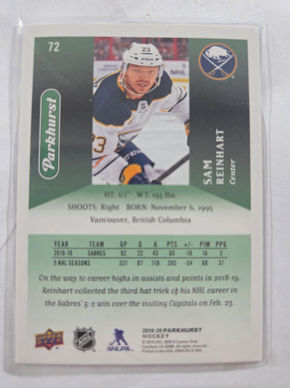 Sam Reinhart Parkhurst Hockey #72 [Buffalo Sabres]