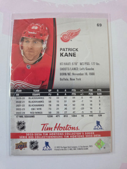 Patrick Kane Upper Deck Tim Hortons #69 [Detroit Red Wings]