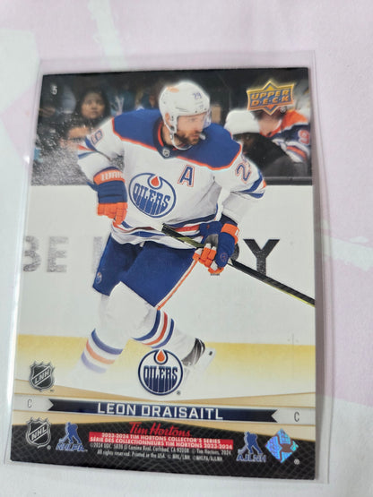 Connor McDavid/Leon Draisaitl Upper Deck Tim Hortons #5 [Edmonton Oilers]