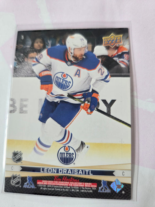 Connor McDavid/Leon Draisaitl Upper Deck Tim Hortons #5 [Edmonton Oilers]