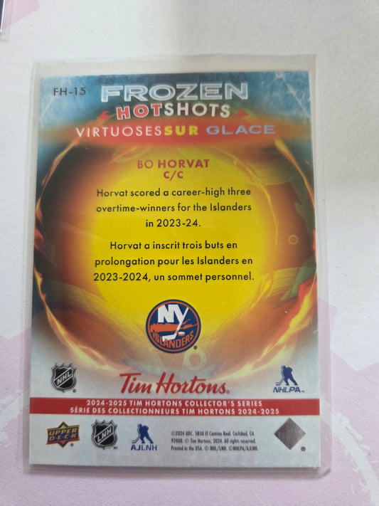 Bo Horvat Upper Deck Frozen Hot Shots [New York Islanders]