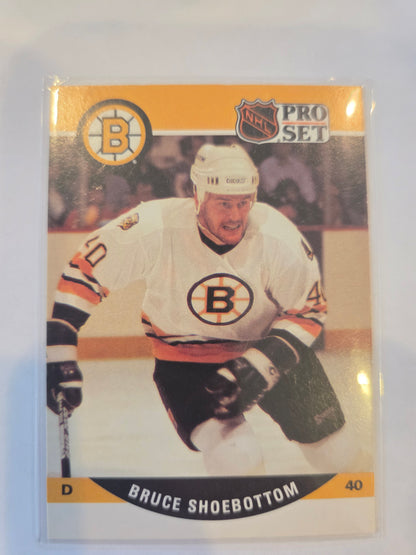 Bruce Shoebottom NHL Pro Set #411 [Boston Bruins]