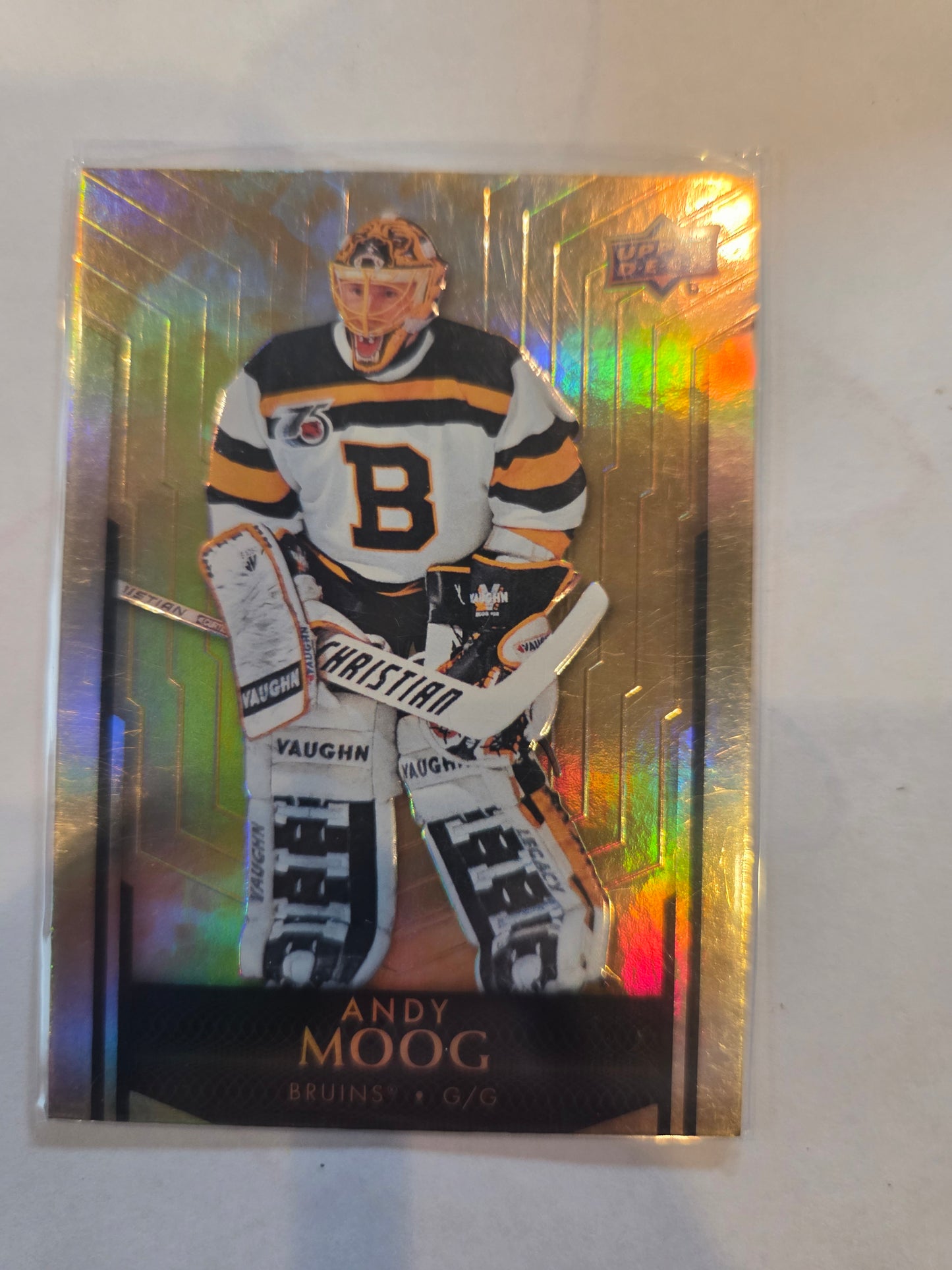 Andy Moog Tim Hortons Upper Deck #45 [Boston Bruins]