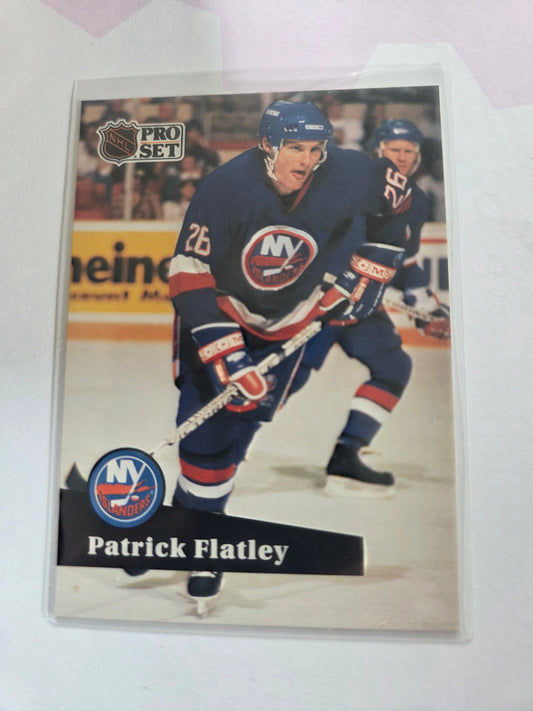 Patrick Flatley French NHL Pro Set #152 [New York Islanders]
