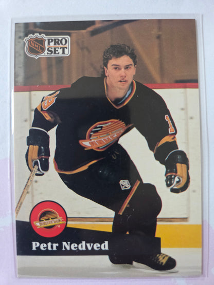 Petr Nedved French NHL Pro Set #235 [Vancouver Canucks]
