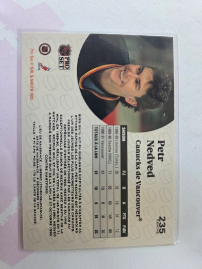Petr Nedved French NHL Pro Set #235 [Vancouver Canucks]